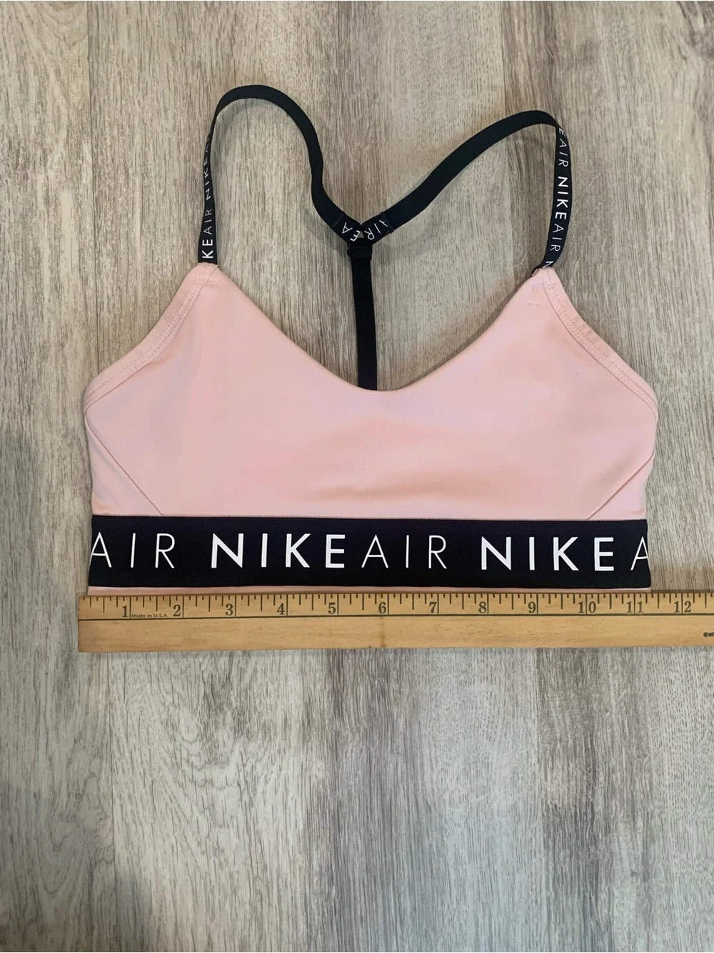 Nike Air Indy Dri-FIT Light Support Sports Bra Pink Black